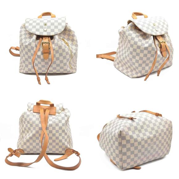 $2120 Louis Vuitton  Damier Azur Sperone Backpack 2016 - Picture 2 of 15